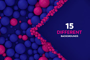 Abstract 3D Rendering Of Spheres, a Wallpaper Graphic by BIBIART (Thumbnail 5 of 13)
