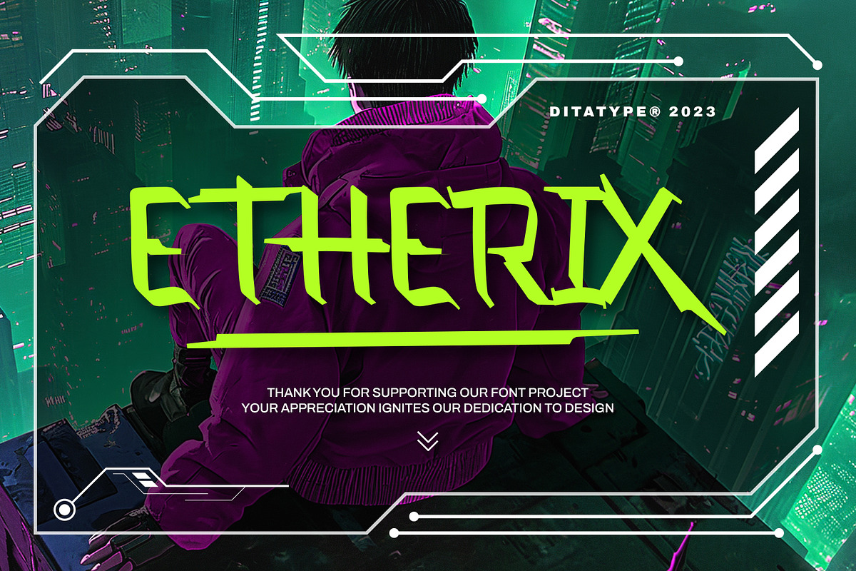 Etherix, a Symbol Font by Ditatype (Photo 11 of 11)