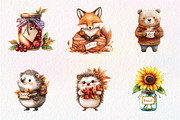 Adorable Hello Autumn Clipart, an Illustration by CreationArt (Thumbnail 7 of 9)