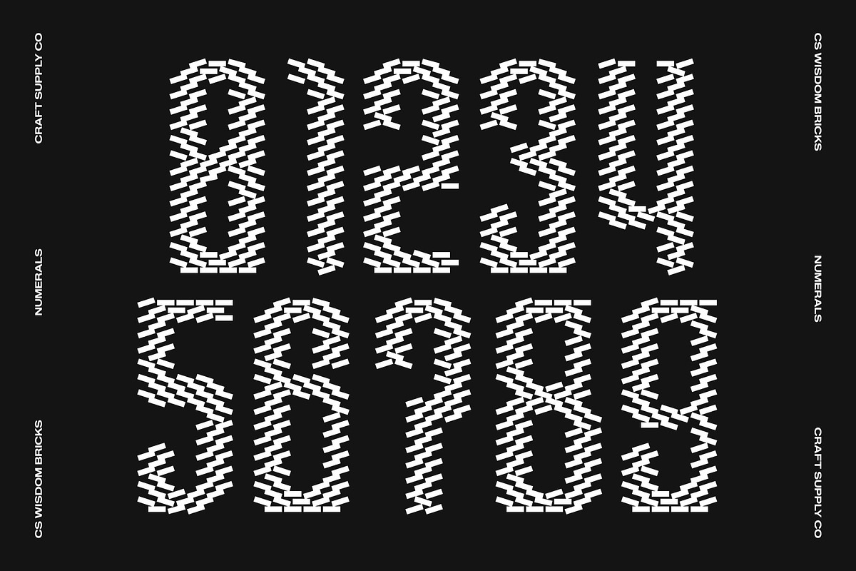 CS Wisdom Bricks, a Sans Serif Font by Craft Supply Co. (Photo 6 of 8)