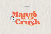 Mango Crush Retro Serif Font, a Serif Font by Pen Culture (Thumbnail 1 of 10)