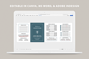 Church Bulletin | Canva, Word, Indd, a Brochure Template by Leaflove (Thumbnail 6 of 6)