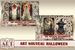 Art Nouveau Halloween-2 Junk Journal