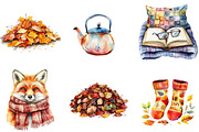 Autumn Collection Clipart, an Illustration by DreamArtGraphic (Thumbnail 4 of 4)