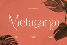 Metagana – Modern Display Serif Font