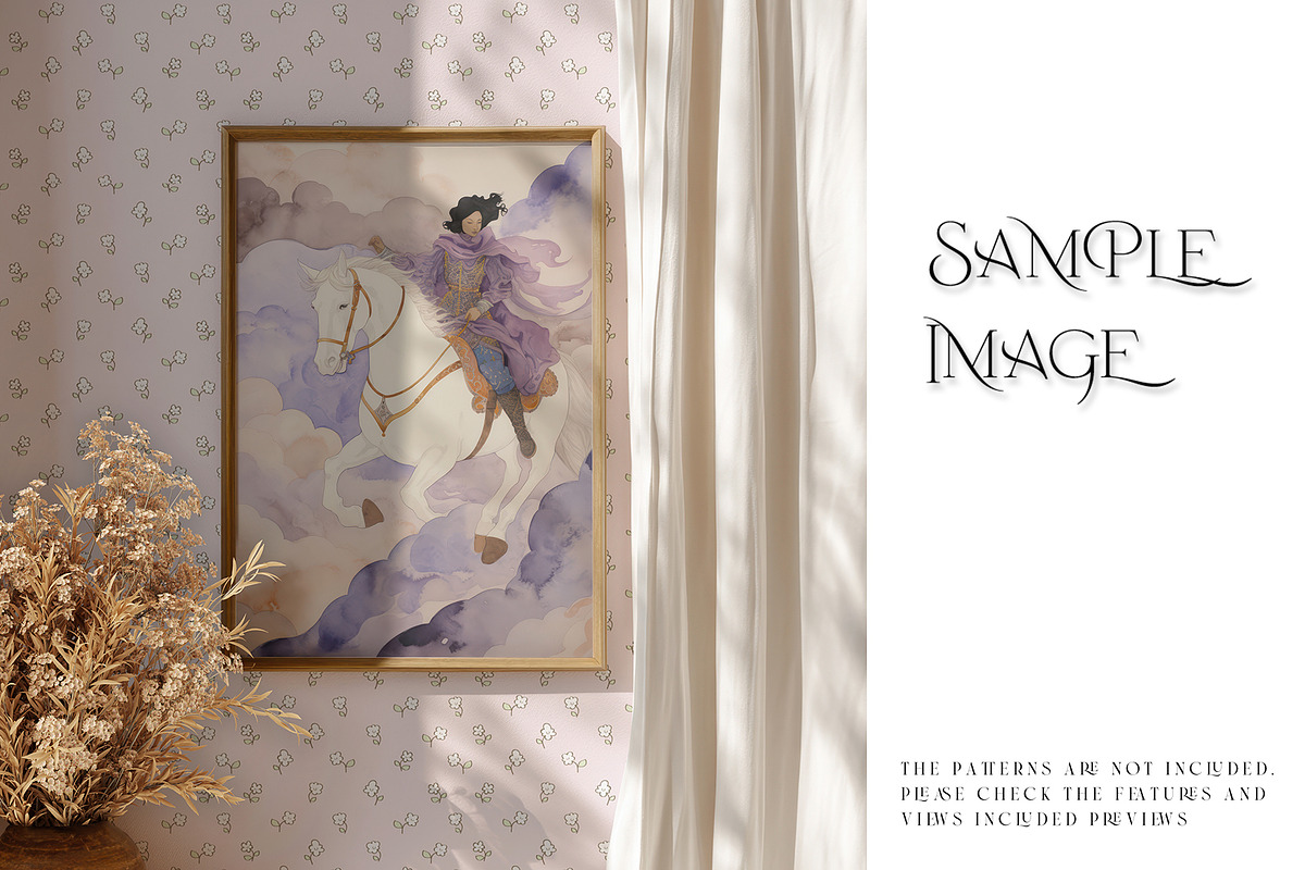 Frame & Wallpaper Mockups, a Mockup by mock-ups (Photo 6 of 29)