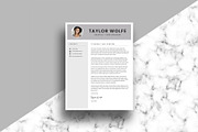 Resume/CV Template - 3 Page - Taylor, a Resume Template by Minty Fresh Graphics (Thumbnail 2 of 4)