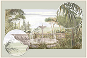 Toscana garden, a Wallpaper Graphic by Natalia0307 (Thumbnail 4 of 13)
