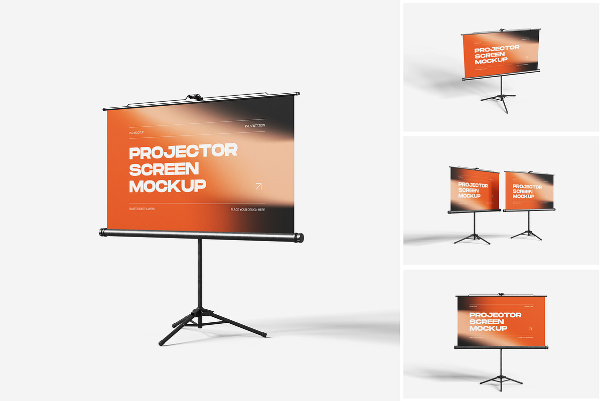 Projector Screen Mockup, a Product Mockup by MrLetters