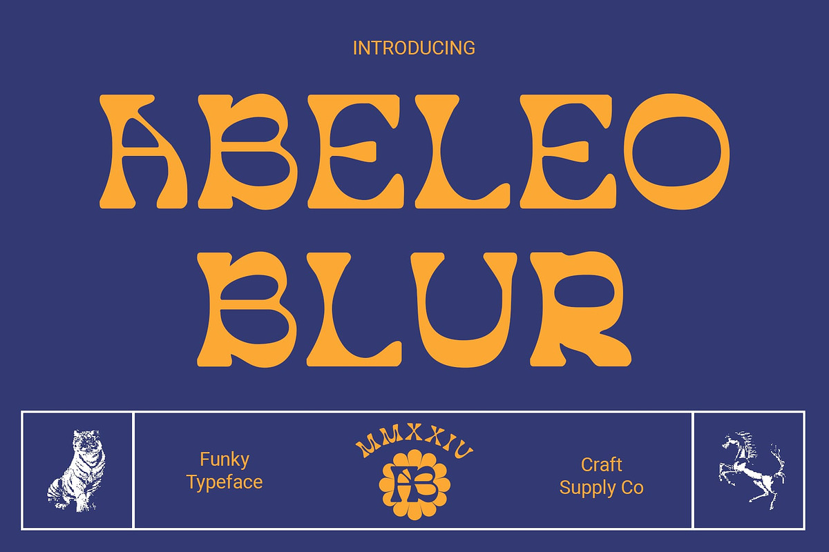 Abeleo Blur, a Sans Serif Font by Craft Supply Co. (Photo 1 of 8)