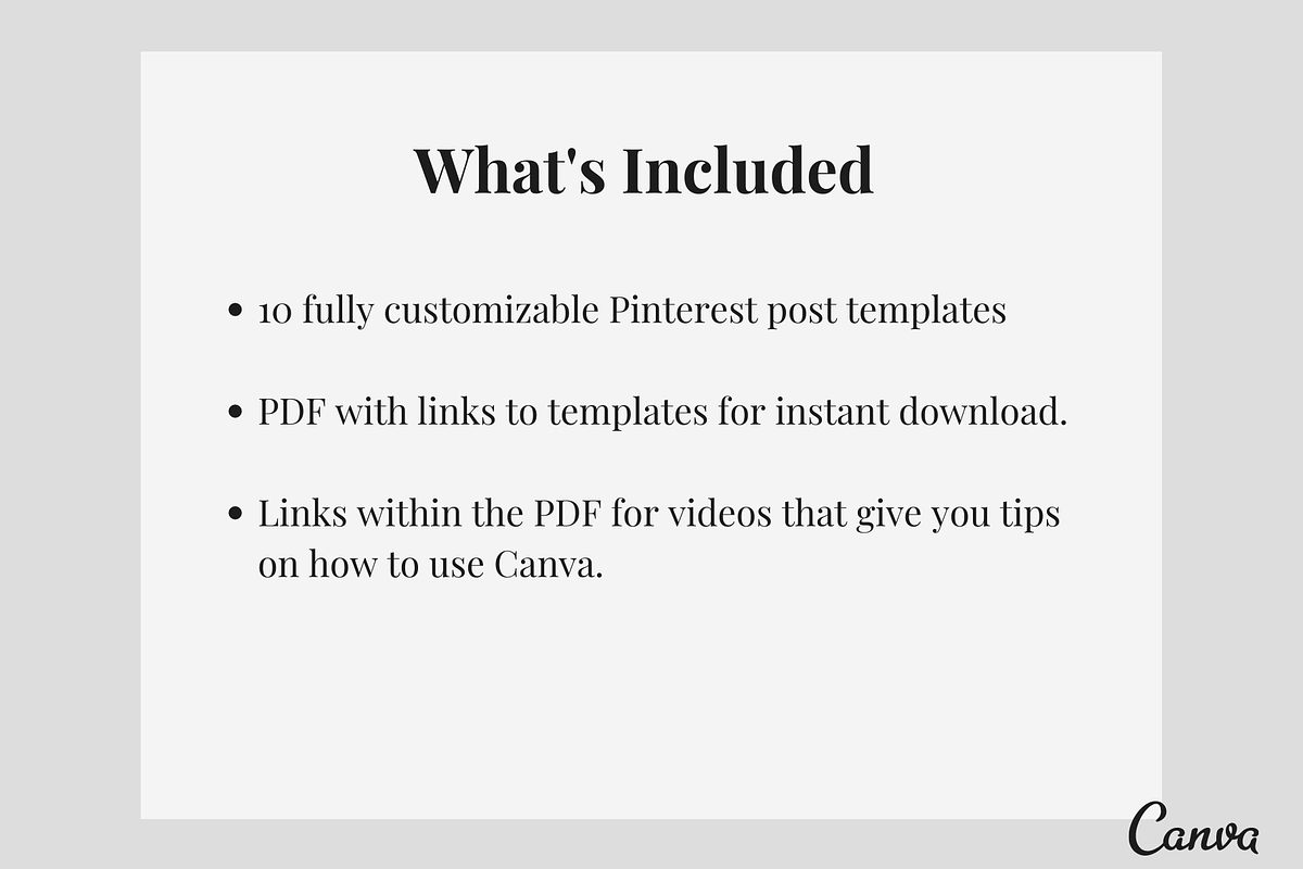 Minimalist Pinterest Templates Canva, a Social Media Template by Joanna Lane Designs (Photo 4 of 4)