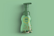 Foaming Cosmetic Bottle Mockup, a Cups & Container Mockup by Digitalphaser (Thumbnail 8 of 8)