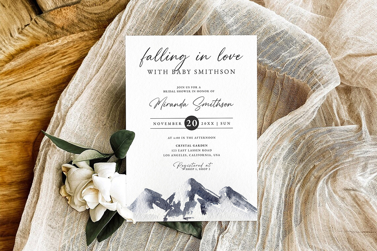 Baby Shower Template, an Invitation Template by ShineOnWedding (Photo 1 of 10)