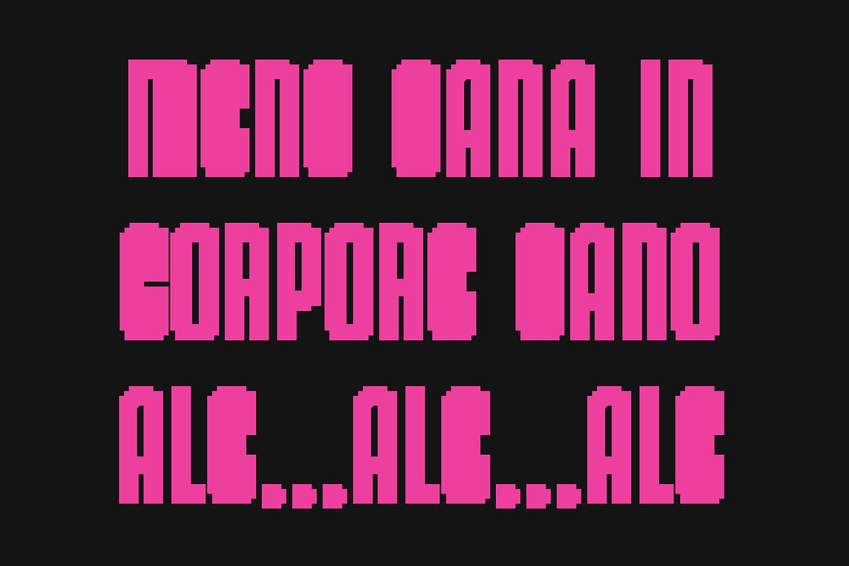 CS Alford Semipixel, a Sans Serif Font by Craft Supply Co. (Photo 5 of 8)