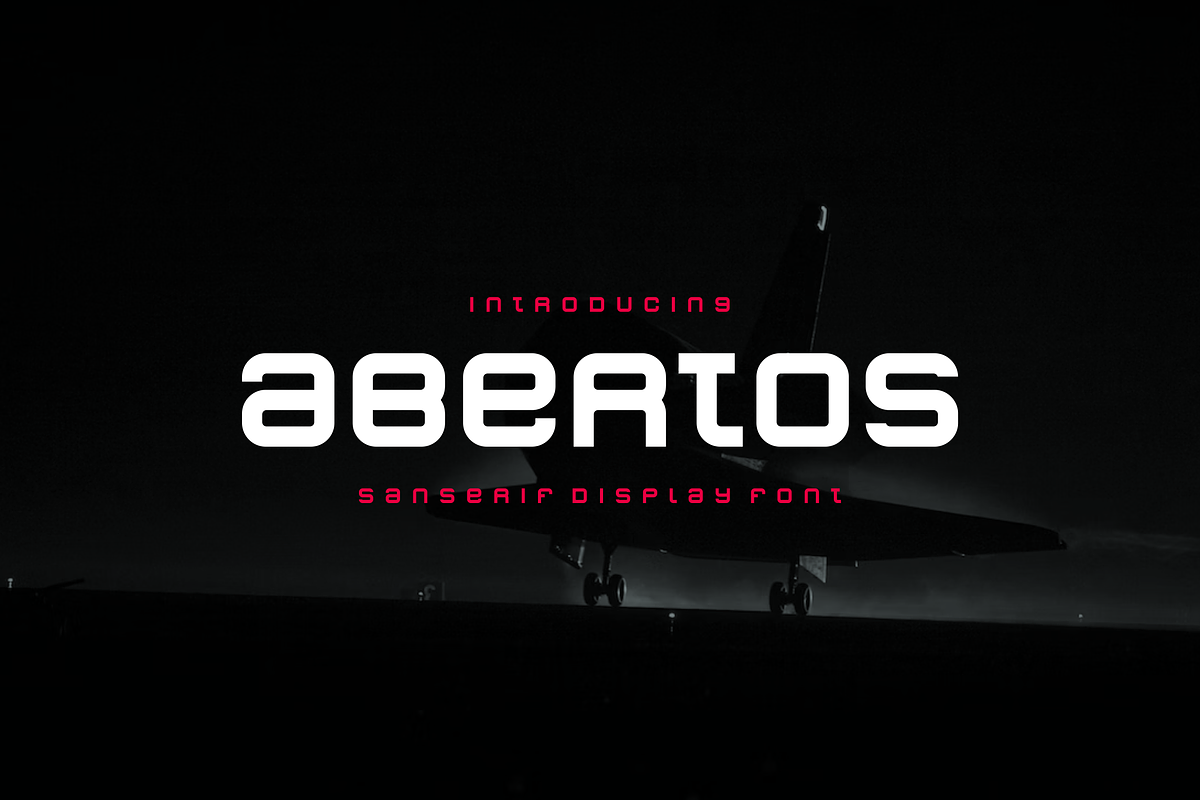 Abertos - Font, a Sans Serif Font by artchiles_design (Photo 1 of 5)