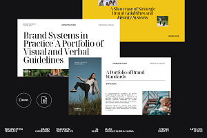 Standart - Portfolio Brand Guide PPT, a Presentation Template by Antelope Studio