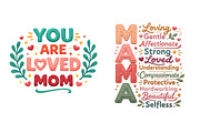 Mother's Day PNG, She is Mom PNG, an Illustration by SinaCreation (Thumbnail 3 of 11)