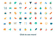 450+ Food Colored Icons, a Solid Icon by Creative Stall (Thumbnail 5 of 5)