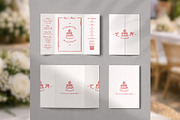 Gatefold Wedding Invite bd002, an Invitation Template by TyphoonStudio (Thumbnail 3 of 9)