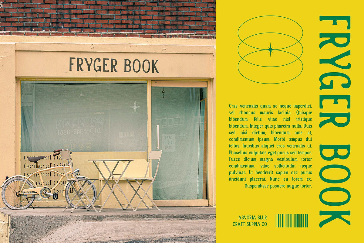 Asvoria Blur, a Serif Font by Craft Supply Co. (Photo 6 of 8)