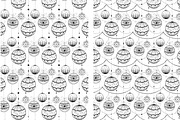10 Christmas detailed patterns, a Pattern Graphic by AnastasiaFears (Thumbnail 3 of 6)