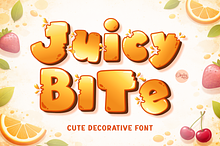 Juicy Bite – Cute Decorative Font