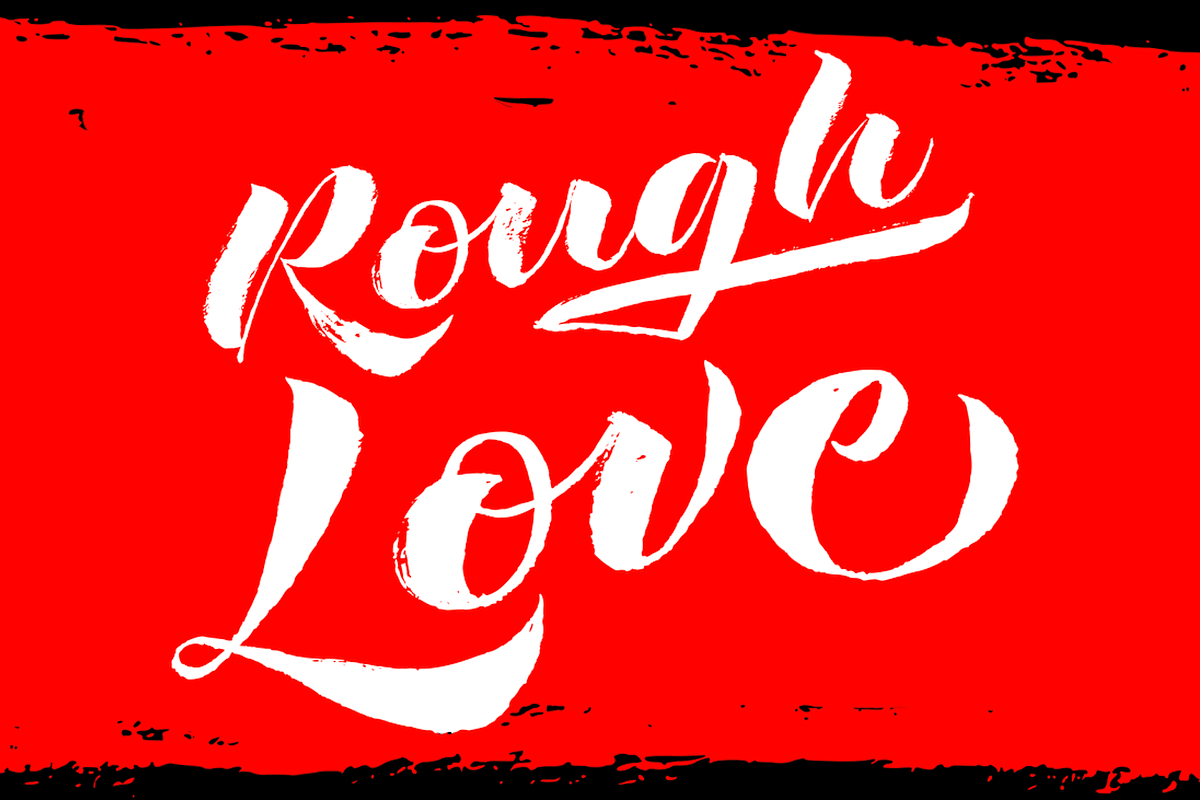 Rough Love Script Typeface