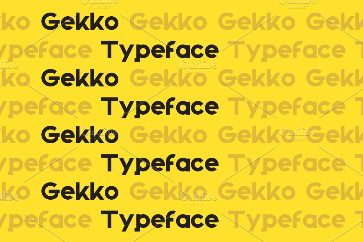 Gekko Creative Font, a Sans Serif Font by Artiveko (Photo 3 of 4)