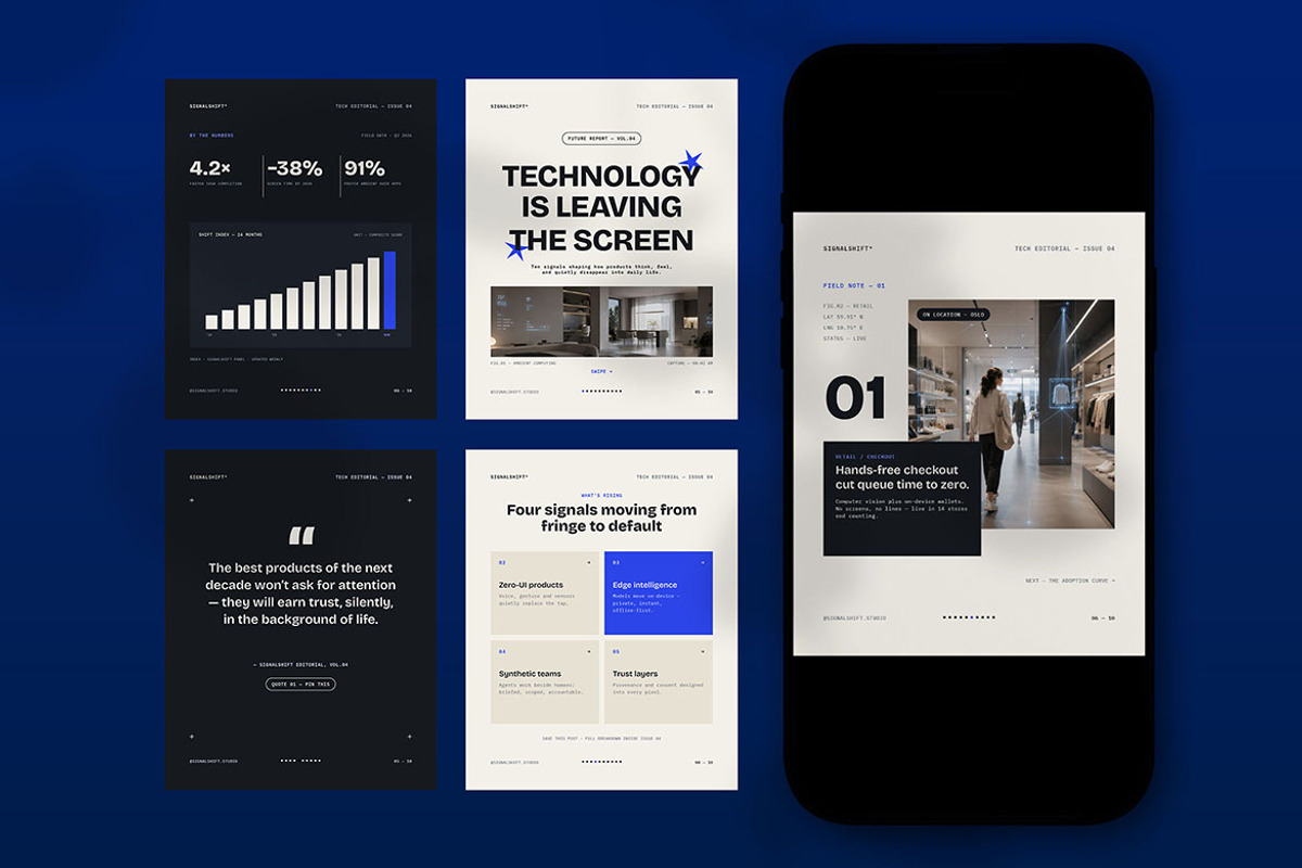 Future Tech Instagram Post, a Social Media Template by Pitchlook.Studio (Photo 3 of 3)