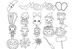 Halloween Elements Set 1