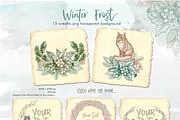 WINTER FROST Script + SVG + Bonus, a Script Font by Olexstudio (Thumbnail 9 of 19)