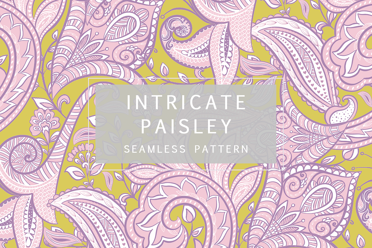 Indian Paisley Pattern, a Pattern Graphic by Lady Bruniere Design (Photo 1 of 11)