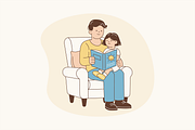 Fatherhood Moments Illustration, an Object Graphic by Jump Studio (Thumbnail 8 of 12)