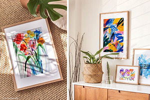 Bright Colorful Watercolor PRINTS