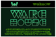 warehouse project font, a Font by weknow (Thumbnail 1 of 5)