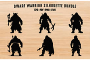 Dwarf Warrior Silhouette SVG Set, a Person Illustration by Gfx Expert Team (Thumbnail 1 of 3)