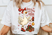 Jolly Goose on the Loose Christmas, a Seasonal Illustration by Canvas Craft (Thumbnail 3 of 5)