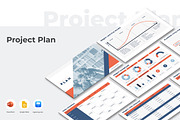 Project Plan Presentation, a Presentation Template by JetzTemplates (Thumbnail 1 of 4)
