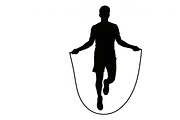 An energetic Jump Rope Silhouette, an Illustration by Amazin_art (Thumbnail 12 of 31)