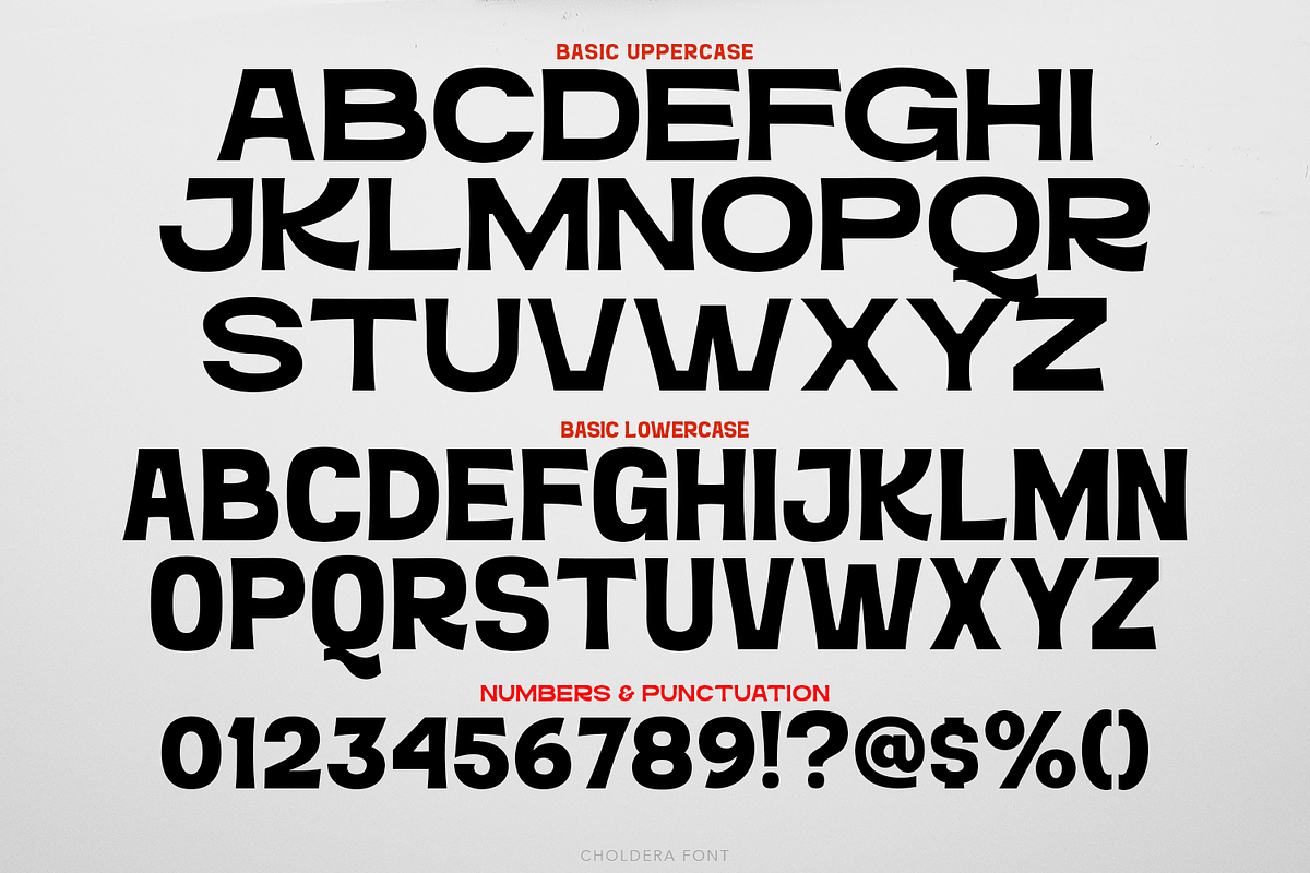 Choldera Font, a Sans Serif Font by madeDeduk (Photo 3 of 10)