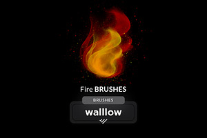 Fire And Flames Photoshop Brushes