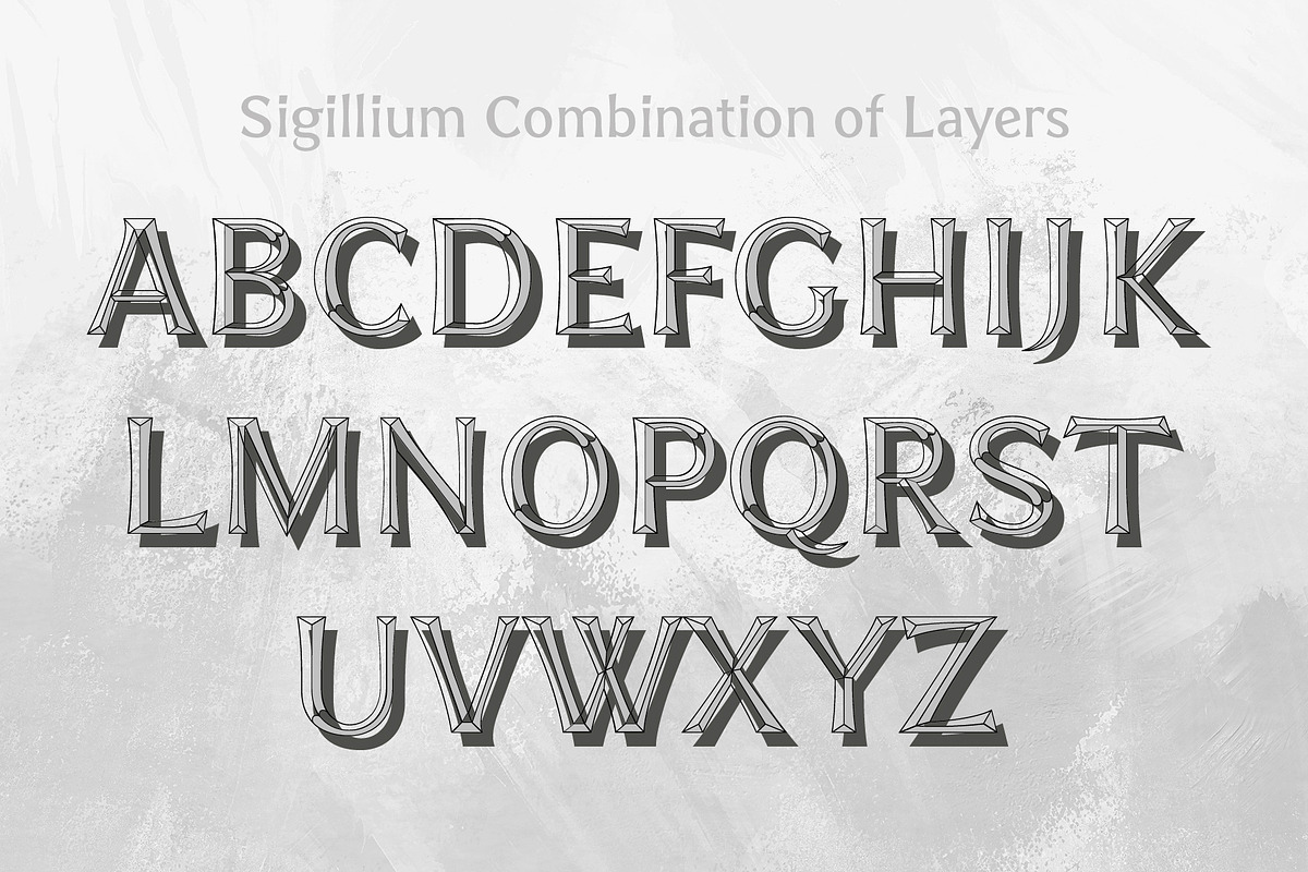 Sigillium - carved flare serif fonts, a Serif Font by AveNa (Photo 2 of 14)