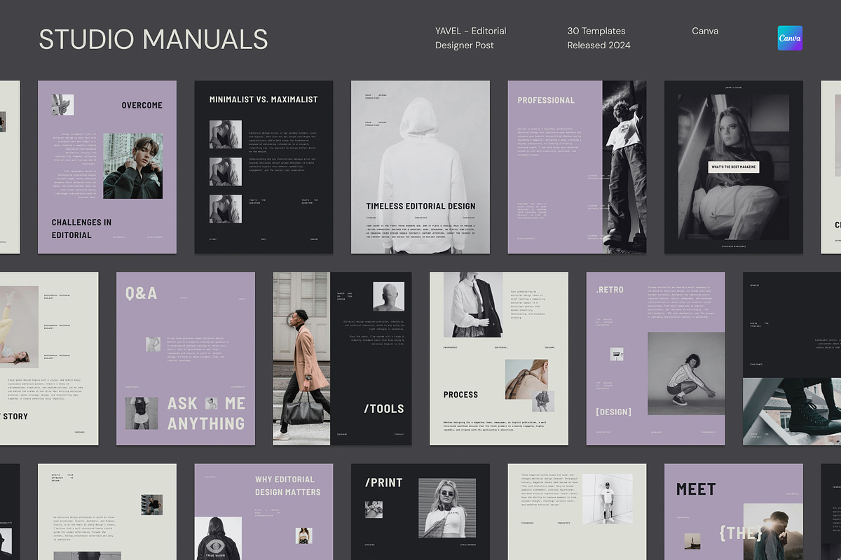 YAVEL - Editorial Designer Post, a Social Media Template by Studio Manuals (Photo 1 of 8)