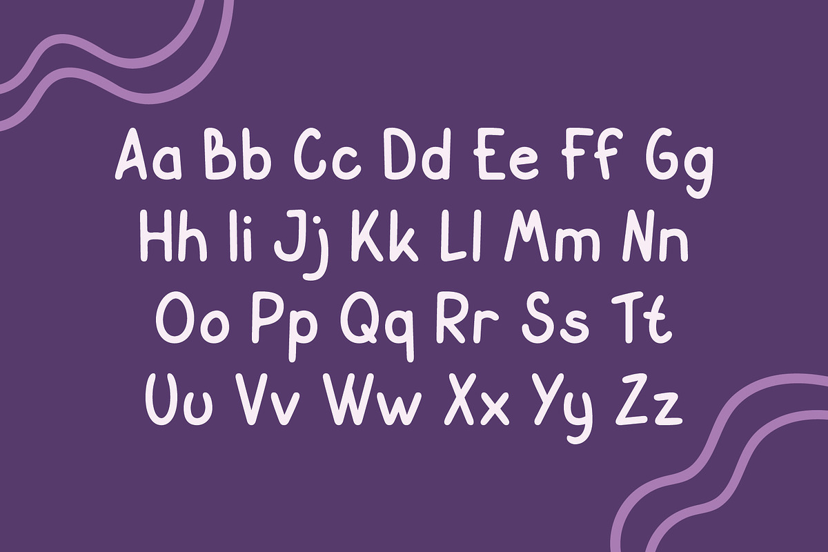 Qubiqu - Cute Handwritten Font, a Handwritten Font by Pikgura (Photo 2 of 6)