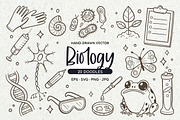 Science Doodles - Biology clipart, an Education Illustration by insemar (Thumbnail 1 of 4)