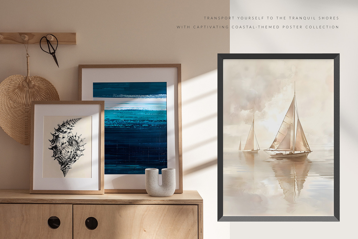 Coastal Wall Gallery Posters, a Graphic by SunnyAfternoons (Photo 3 of 14)