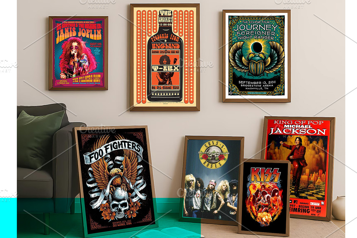 Vintage Concert Poster, Retro Poster, a Wallpaper Photo by Chipshpow Graphics (Photo 2 of 9)