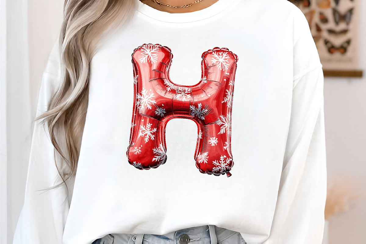 Watercolor Christmas Alphabet PNG, an Illustration by SinaCreation (Photo 5 of 7)