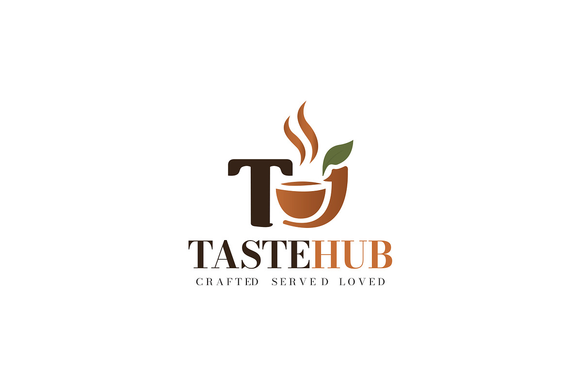 TasteHub Restaurant Logo Template, a Branding & Logo Template by SANB (Photo 1 of 3)