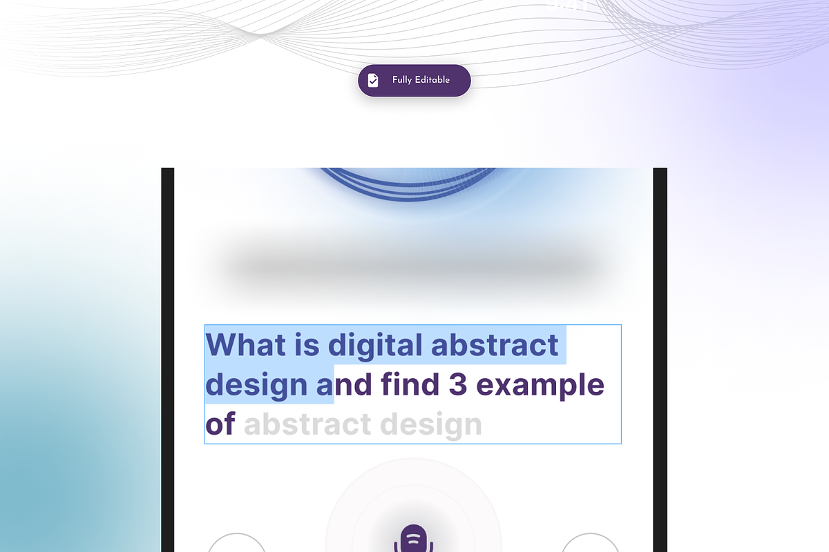 CreatiBot - Ai Mobile App UI KIT, an App Template by DesignWise (Photo 4 of 5)